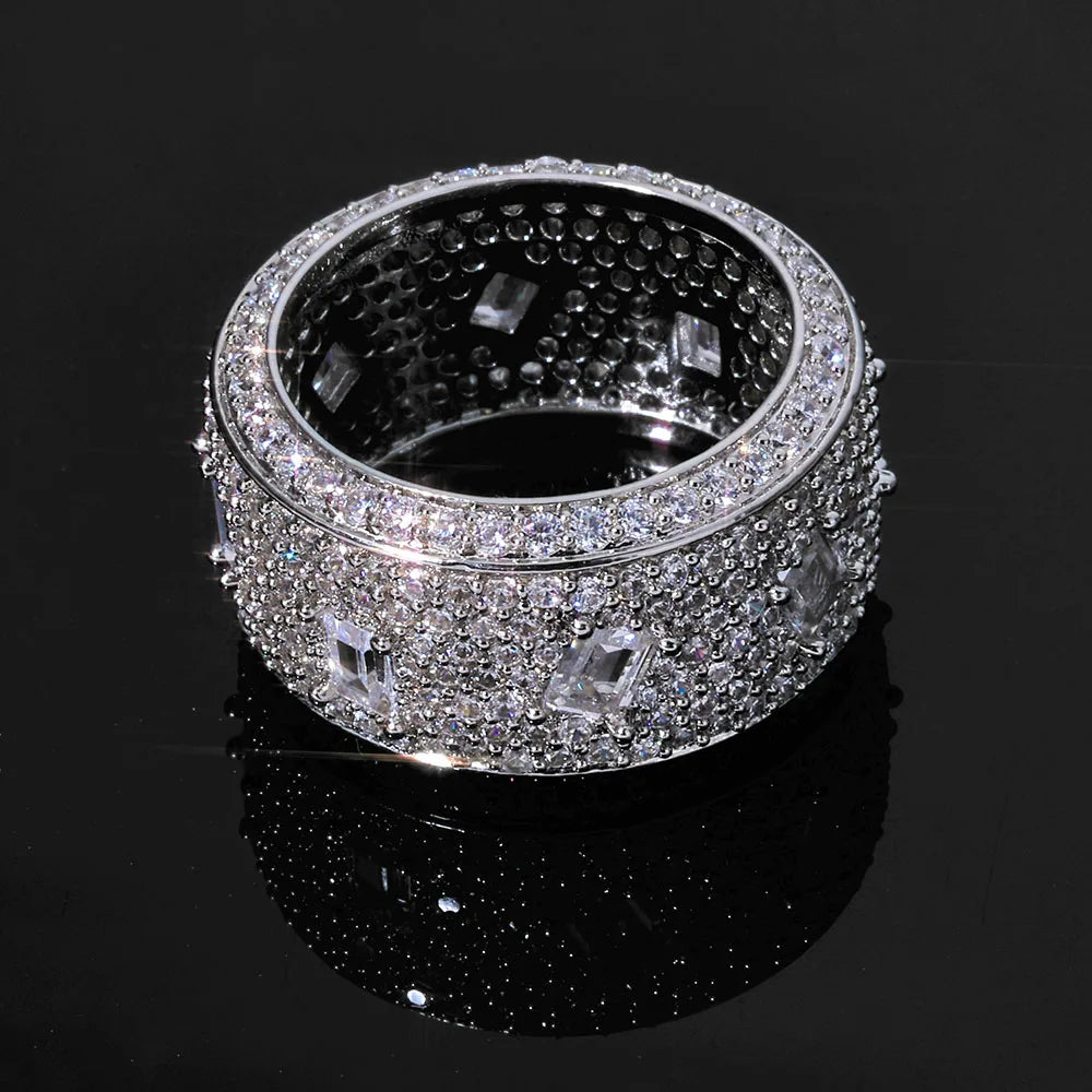 Iced Out Championship Ring Stainless Steel