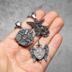 Archangel Michael Pendant — Stainless Steel