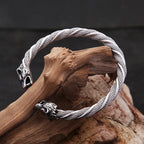 Wolf Head Bracelet — Stainless Steel