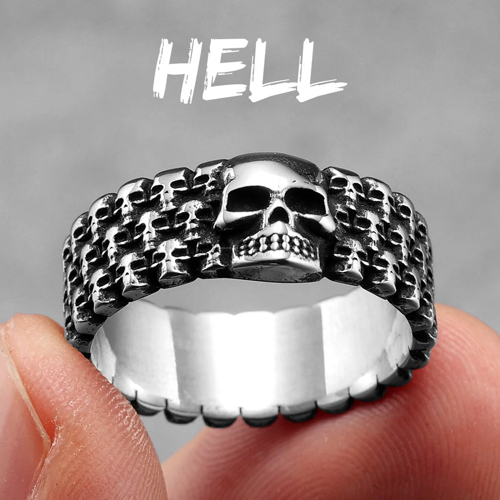 Skull Ring — Stainless Steel
