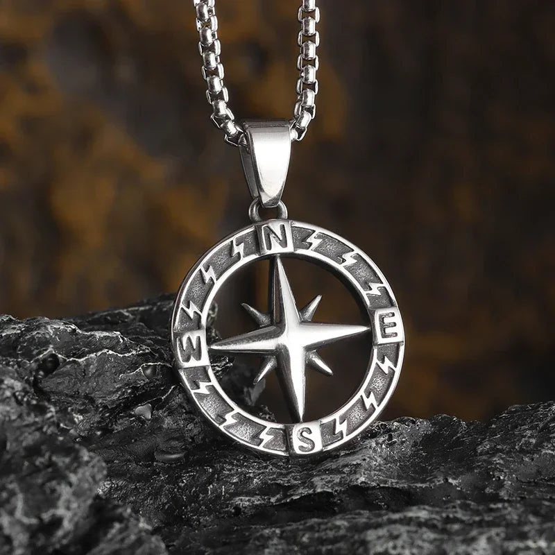 Hebrew Pentagram Star Pendant Necklace — Amulet