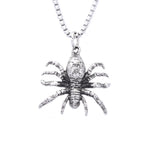 Gothic Spider Pendant — Stainless Steel