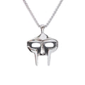 Vintage 316L Stainless Steel Mf Doom Mask Pendant Necklace Men's Punk Egyptian Pharaoh Necklaces Fashion Jewelry Gifts