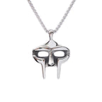 Vintage 316L Stainless Steel Mf Doom Mask Pendant Necklace Men's Punk Egyptian Pharaoh Necklaces Fashion Jewelry Gifts