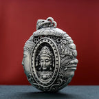 Buddhist Silver Pendant Necklace