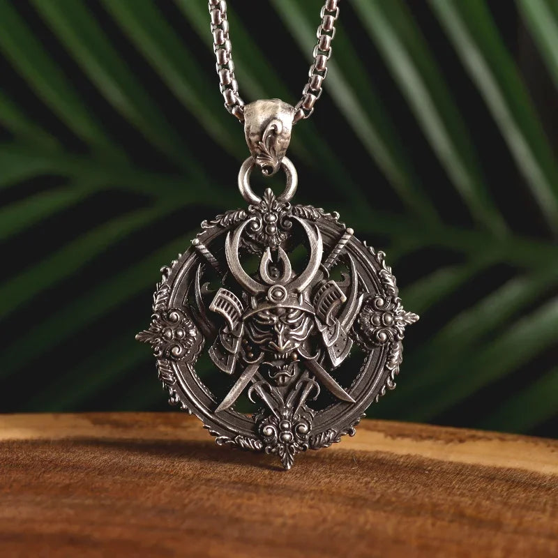 Seraph Warrior Pendant Necklace — Zinc Alloy