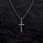 Cross Steel Pendant Japanese Korean Versatile