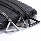 Viking Rune Mobius Pendant Necklace — Stainless Steel