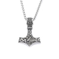 Thor Mjolnir Steel Pendant Vintage Vikings Hammer