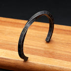 Viking Steel Bracelet 316L Mobius Runes Nordic