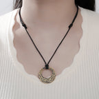 Viking Witch Knot Amulet Pendant Necklace — Rope Chain