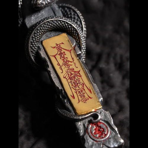 Chinese style creative snake pendant, men's and women's necklace jewelry