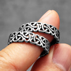 Celtic Knot Hollow Ring Stainless Steel