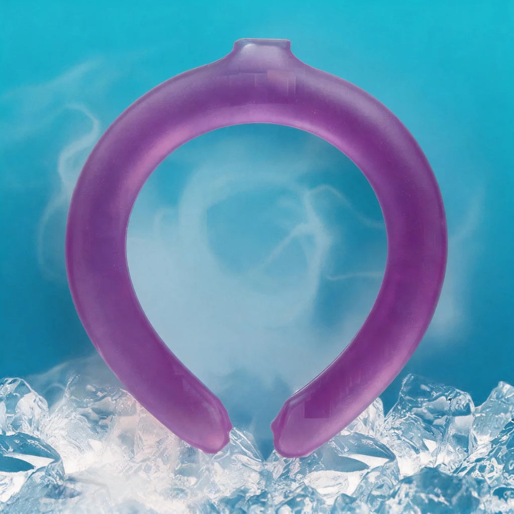 Summer Neck Cooling Ring Lasting Neck Wearable Gel Ice Pack Reusable Ice Cushion Portable Outdoor Sports Cooling