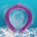 Summer Neck Cooling Ring Lasting Neck Wearable Gel Ice Pack Reusable Ice Cushion Portable Outdoor Sports Cooling