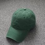 Oversized Cotton Baseball Cap — Adjustable Fit