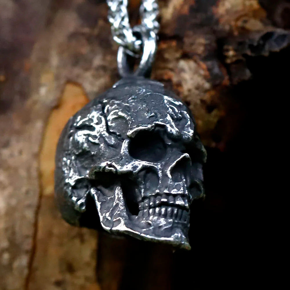 Goat Skull Pendant Necklace — 316L Stainless Steel