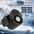 Semiconductor Cooling Clip on Fan Intelligent Digital Display 100 Adjustable Speeds Portable USB Desk Fan for Home