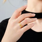 My Shape Punk Razor Blade Ring for Men Women Silver Color Stainless Steel Finger Rings Fashion Hippop Party Jewelry