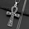 Egyptian Ankh Cross Pendant Necklace — Gold