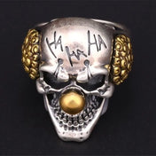 Biker Clown Skull Ring — Zinc Alloy Halloween