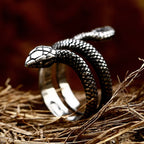 Beier 316L Stainless steel Animal Unique Cools snake men and women ring fashion high quality gift BR8-703