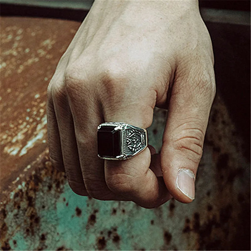 New 925 Sterling Silver Vintage Men Big Ring Classics for Man Women Wedding Simple Jewelry Engagement Gifts Fashion Party Ring