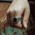 New 925 Sterling Silver Vintage Men Big Ring Classics for Man Women Wedding Simple Jewelry Engagement Gifts Fashion Party Ring