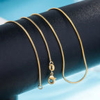 Hot New Snake Chain Gold Necklaces 16/18/20/22/24/26/28/30 Inches Women Men High Quality Jewelrys Gifts