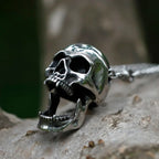 Goat Skull Pendant Necklace — 316L Stainless Steel