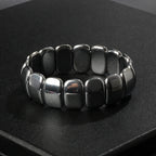 Fashion Wave Hematite Magnetic Bracelet Men Original Beaded Hematite Energy Bracelets for Women Positive Energy Jewelry