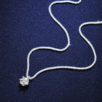 18K Real Platinum PT950 Moissanite Necklace Sparkling Vegetable Chain Light Luxury Light Luxury D Color VVS1 Diamond