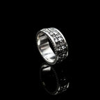 Vintage Gothic Hip-hop Punk Skull Open Ring Men and Women Fashion Trend Role-playing Props Finger Ring Party Popular