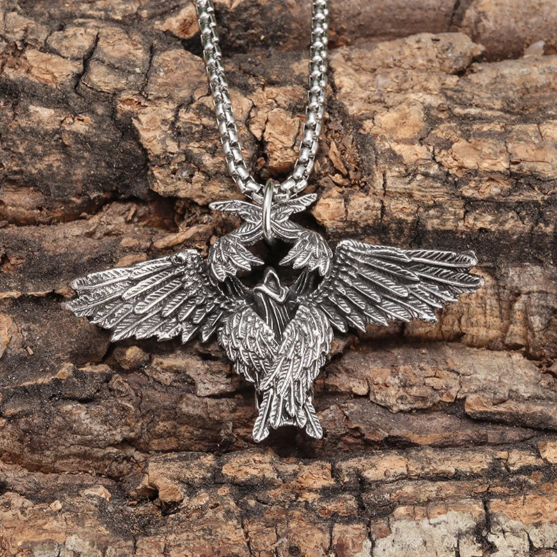 Vintage Punk Mythology Style Metal Sexy Angel Goddess Pendant Necklace for Men Women Classic Mysterious Souvenir Jewelry