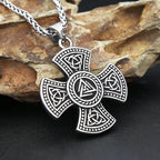 Celtic Cross Knot Pendant — Stainless Steel