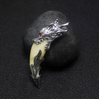 Punk Fashion Brave Men Wolf Gog Teeth Spike Pendant Necklace Women Men Lucky Jewelry Classic Fang Tooth Amulet Pendant Necklace