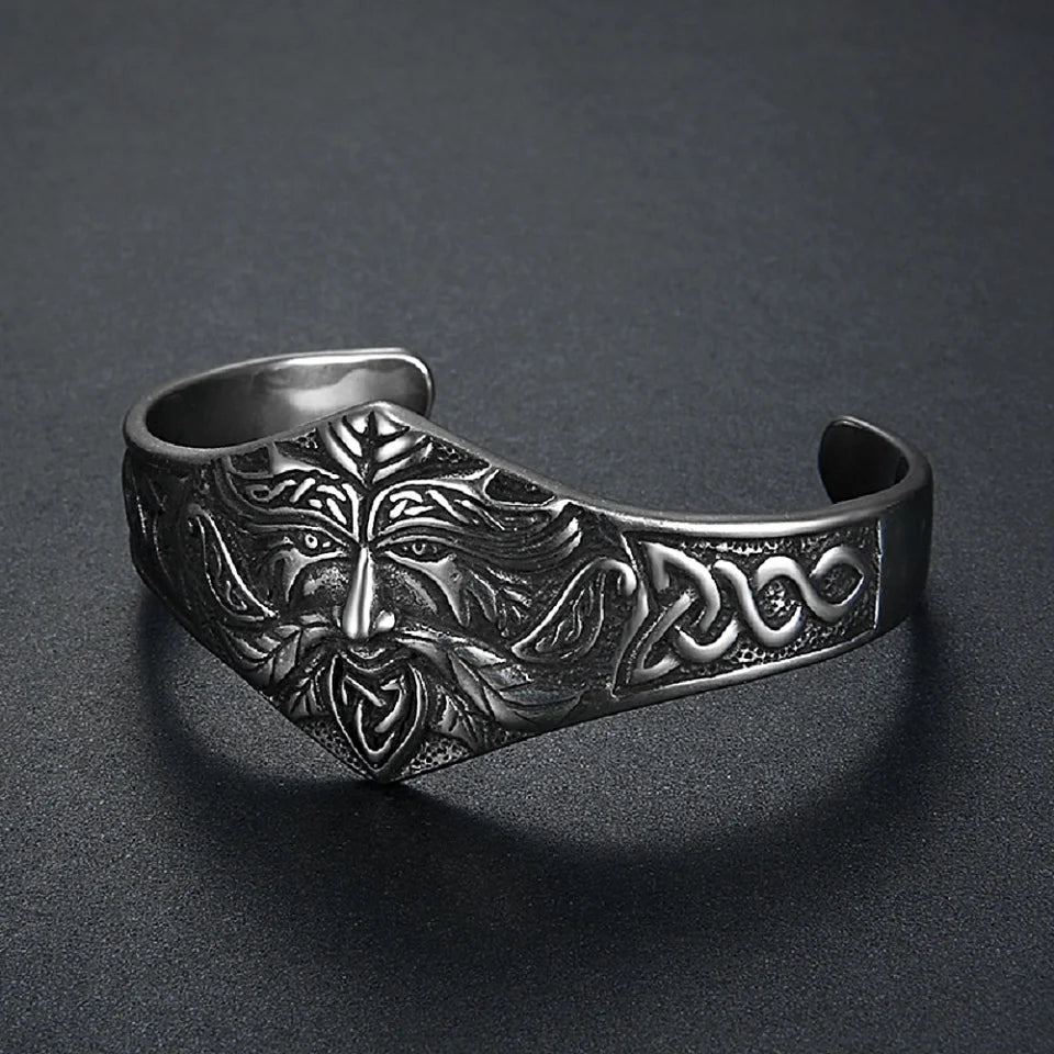 Vintage Norse Viking Bracelet for Men — Stainless Steel