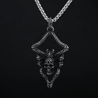 Retro Animal 2024 New 316L Stainless Steel Spider And Skull Pendant Necklace For Men Fashion Casual Punk Jewelry