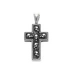 Unisex Multi Skull Cross Stainless Steel Pendant Necklace Gothic Dark Religious Skeleton Totem Jewelry Daily Punk Fashion Gift