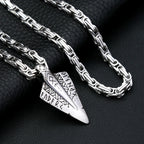 Viking Spearhead Pendant — Stainless Steel