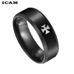 WWII Iron German Cross Ring — Stainless Steel