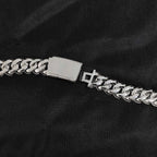 Iced Out Cuban Chain Necklace Stainless Steel 18MM