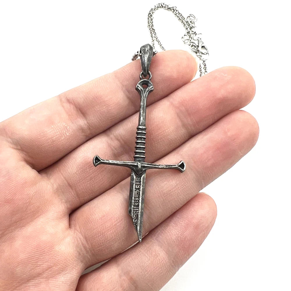 Narsil Broken Sword Pendant Necklace