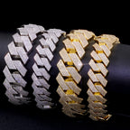 Iced Out Cuban Bracelet Stainless Steel 18/22MM