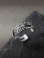 Steel Ring Skeleton Punk
