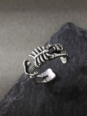 Steel Ring Skeleton Punk