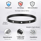 Iced Out CZ Bangle Bracelet 6mm — Stainless Steel