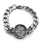 Celtic Knot Silver Bracelet Witch Triquetra Trinity
