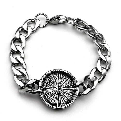 Celtic Knot Silver Bracelet Witch Triquetra Trinity