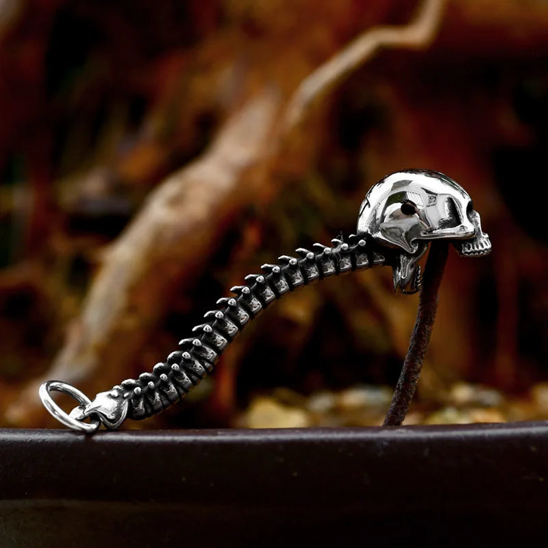 BEIER 2022 New Creative Designs Double mixed color Skull Coffin Necklace Pendant For Men Women Gothic Punk Jewelry Dropshipping